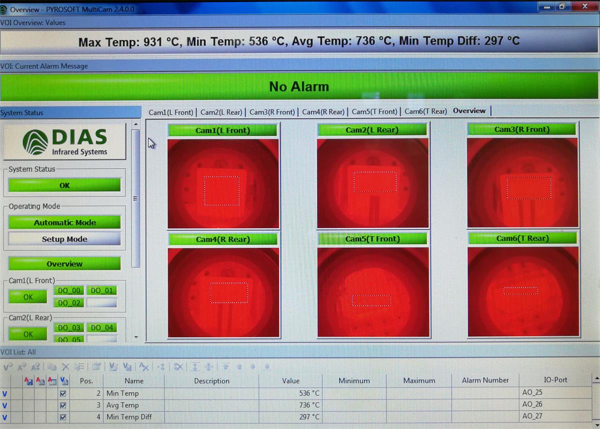 真空爐全自動紅外熱像控制系統(tǒng)